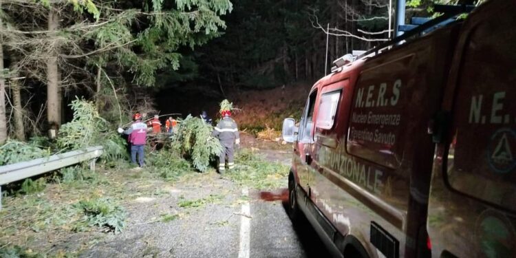 Forti disagi causati dal vento nell’area del Reventino
