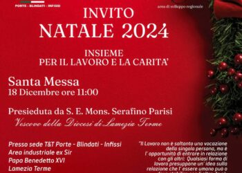 Il 18 dicembre la S. Messa di Natale nella sede produttiva di T&T