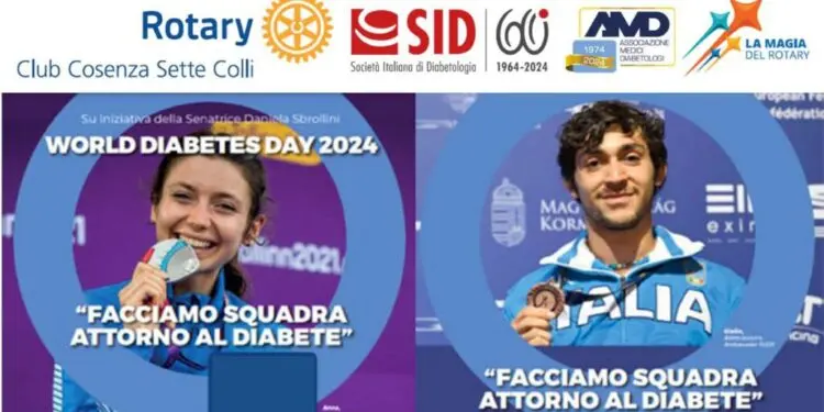 Diabete: screening gratuito a Cosenza iniziativa del Rotary Club Cosenza Sette Colli