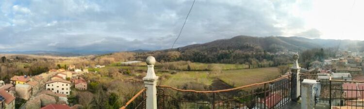 Decollatura, dal campanile della chiesa di Cerrisi magico punto panoramico