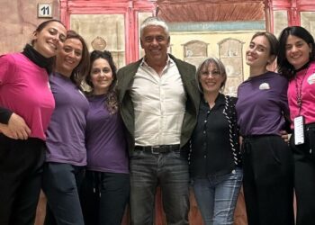 Stefano Consiglio (presidente Fondazione Con il Sud) visita la CasaPaese di Cicala