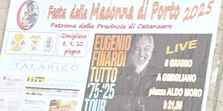 Con Eugenio Finardi parte “Fatti di Musica 2025” da Piazza Aldo Moro di Gimigliano