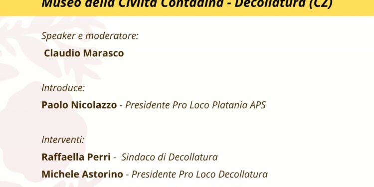 Presentazione della VIII edizione del festival delle Erranze e della Filoxenia