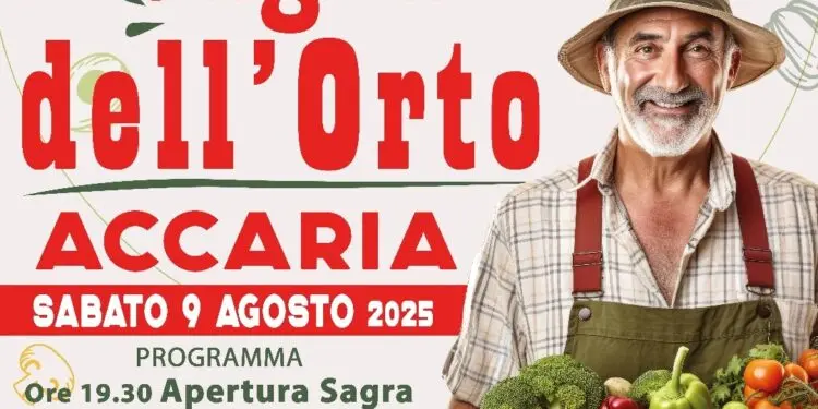 Serrastretta, il 9 agosto nella frazione Accaria ritorna la “Sagra dell’Orto”