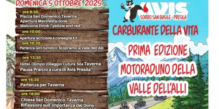 Motoraduno della Valle dell’Alli: tra motori, arte e natura nella Sila Piccola