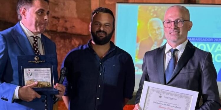 Ambasciatore della Sicurezza Stradale, Giovanni Petronio premiato a Simeri Crichi
