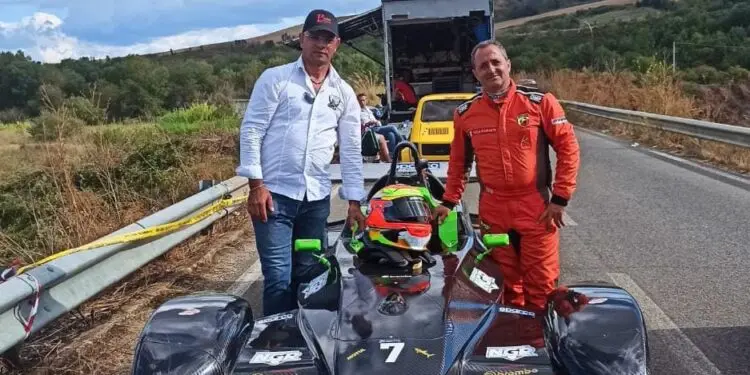 Platania, crescono i risultati per il pilota Nicola Paola Almirante nelle gare di slalom automobilistico