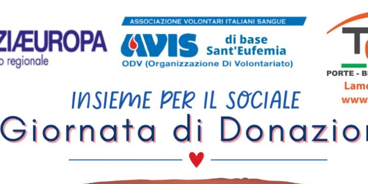 Lameziaeuropa: 31 ottobre 2025 giornata donazione Avis presso l’azienda T&T porte Area industriale Lamezia Terme.