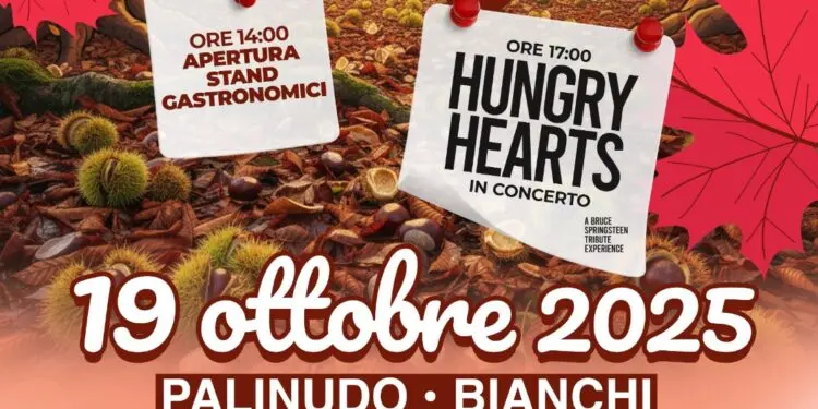 A Bianchi la 39^ edizione della Sagra della Castagna