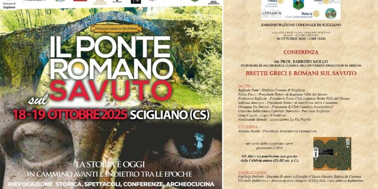 Scigliano. Tutto pronto per la Due Giorni d’autunno sul Ponte Romano del II° secolo a.C.