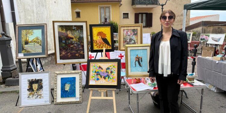 Opere di tre apprezzati giovani artisti georgiani selezionate dal maestro Luigi Verrino al riuscito Festival dell’Arte di Gizzeria