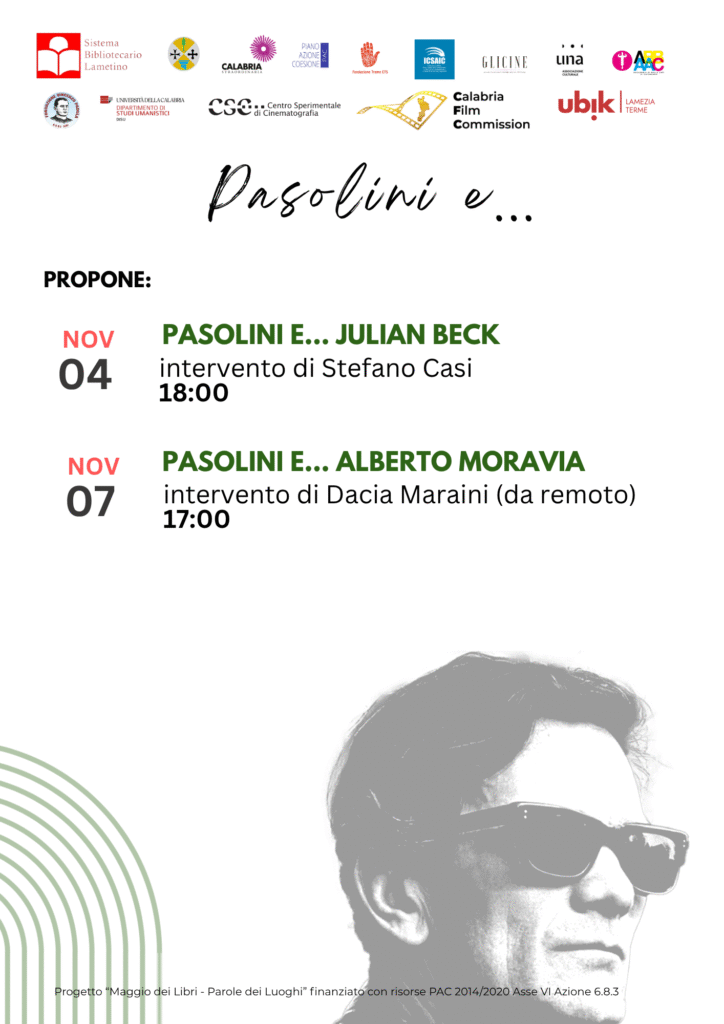 Stefano Casi e Dacia Maraini gli ospiti della prossima settimana a “Pasolini e...”