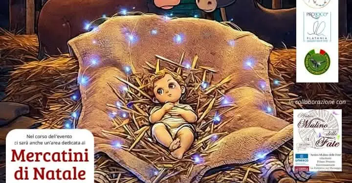Presepe Vivente di Platania 2025-’26: 2 appuntamenti tra tradizione, fede e mercatini di Natale