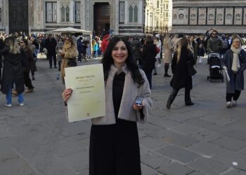 La scrittrice lametina Alessandra D’Agostino conquista il “Fiorino d’argento” al XLII Premio Firenze