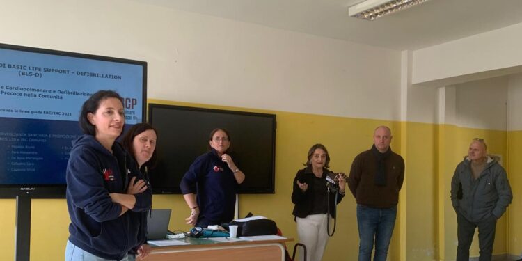 Sicurezza a scuola: i ricercatori INAIL formano i docenti dell’Istituto Comprensivo di Curinga sulle manovre salvavita