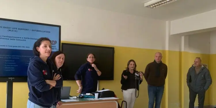 Sicurezza a scuola: i ricercatori INAIL formano i docenti dell’Istituto Comprensivo di Curinga sulle manovre salvavita