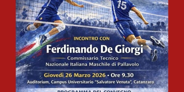 Ferdinando “Fefé” De Giorgi domani ospite dell’Università Magna Graecia di Catanzaro