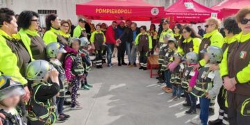 Oltre 150 Piccoli Eroi a Mortilla frazione di Gizzeria: Grande Successo per “Pompieropoli”