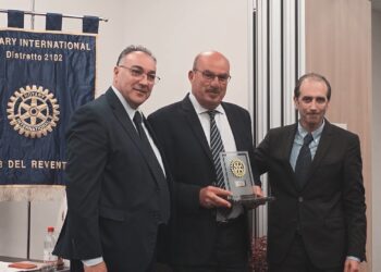 L’imprenditore Franco Fazio riceve il Premio “Larussa” del Rotary Club del Reventino