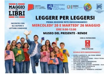 Rende, la Rete Emozioniamoci apre la kermesse “Leggere per leggersi” del Maggio dei Libri