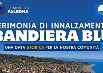 Falerna, cerimonia di innalzamento della Bandiera Blu nel mare della Calabria centrale