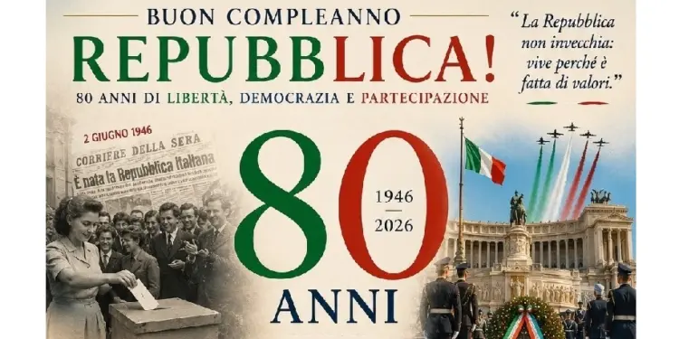 Io e la Repubblica Italiana in questo giorno di festa nazionale