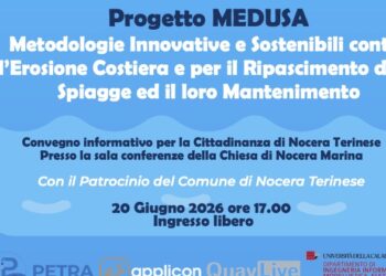 Innovazione e sostenibilità per la tutela del litorale: a Nocera Terinese sarà presentato il Progetto MEDUSA