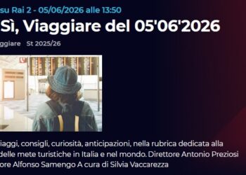 Carlopoli, l’Abbazia di Santa Maria di Corazzo risplende nella rubrica “Si, Viaggiare” su Rai 2