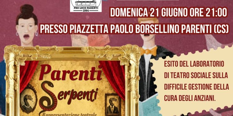 La Voce dei luoghi: lo spettacolo teatrale a Parenti il 21 giugno