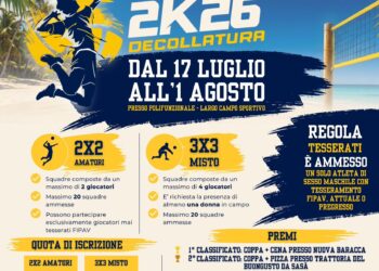 Dal 17 luglio al 1 agosto torna il beach volley a Decollatura