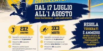 Dal 17 luglio al 1 agosto torna il beach volley a Decollatura