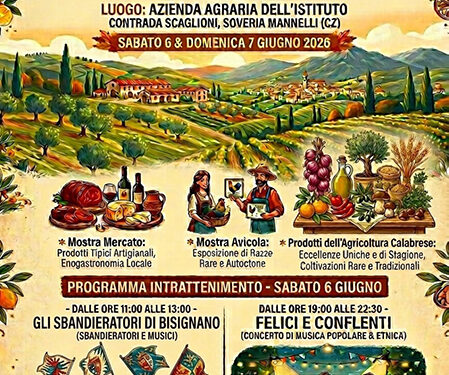 Soveria Mannelli celebra le produzioni del territorio con la Mostra Mercato delle Eccellenze Calabresi