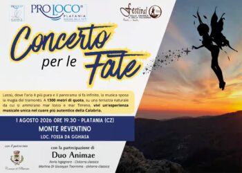 Concerto delle Fate al Fate al Tramonto sul Reventino: Alla fossa da Gghisa arriva l’ 1 agosto 2026 il concerto per le fate, nell’ambito dell festival delle Erranze e della Filoxenia.