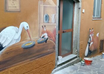 Fabrizia, inaugurazione del percorso murales sul padre della favola: Esopo