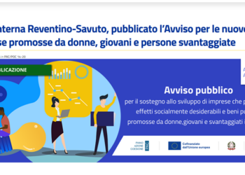 Regione Calabria, Area Interna Reventino-Savuto intervento per le nuove imprese