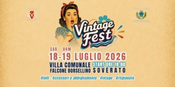 Vinyl, Vintage & Handmade Market Sabato 18 e Domenica 19 Luglio 2026 Villa Comunale Falcone Borsellino – Soverato