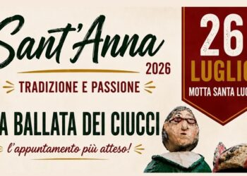 Motta Santa Lucia si prepara a vivere tre giorni di festa dedicati a Sant’Anna