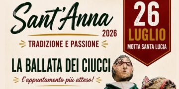 Motta Santa Lucia si prepara a vivere tre giorni di festa dedicati a Sant’Anna
