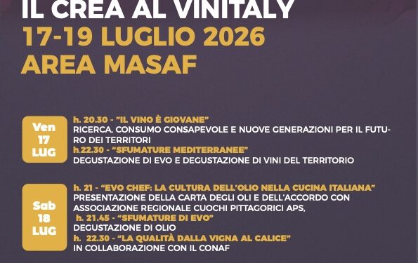 Ricerca, innovazione e valorizzazione del territorio: il CREA protagonista a Vinitaly and the City – Calabria in Wine