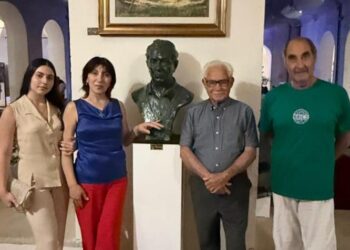 L’autoritratto scultoreo di Luigi Verrino da ammirare nel Chiostro del complesso monumentale San Domenico di Taverna