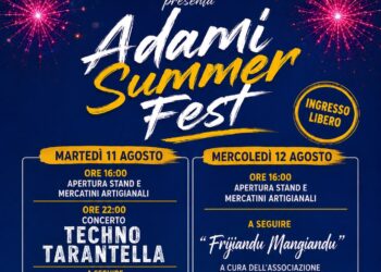 Decollatura: ad agosto no stop di musica, gastronomia e tradizioni con “Adami Summer Fest”