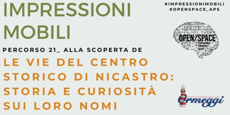 Giovedì 23 luglio trekking serale di “Impressioni Mobili” nel centro storico di Nicastro alla scoperta dell’origine dei nomi delle vie