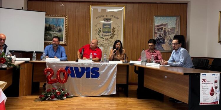 Vent’anni di solidarietà: l’AVIS Comunale di Colosimi celebra il traguardo con il convegno “Donatori per Scelta”