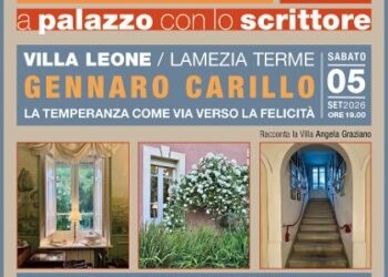 Dopo il boom delle prime 6 edizioni torna “A Palazzo con lo Scrittore” con Gennaro Carillo