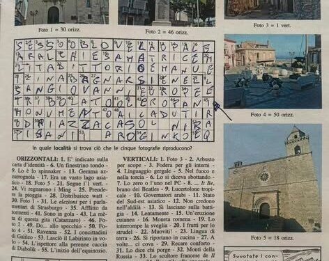 Cropani, paese jonico sulla storica rivista La settimana enigmistica
