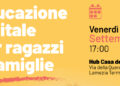 Il 25 settembre un incontro gratuito e aperto a tutti e tutte sull’educazione digitale, a cura di InRete, con il docente Cosimo Di Bari