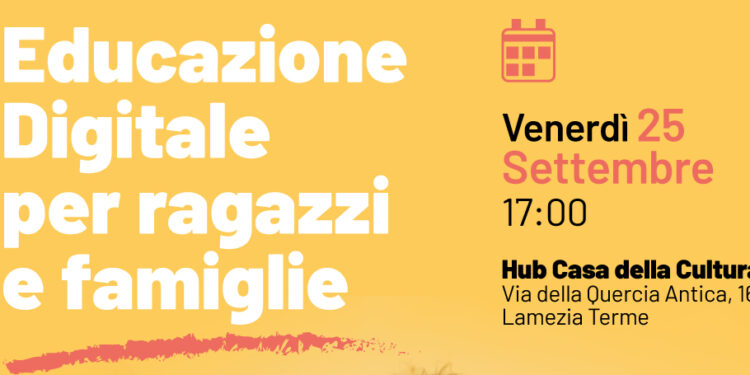 Il 25 settembre un incontro gratuito e aperto a tutti e tutte sull’educazione digitale, a cura di InRete, con il docente Cosimo Di Bari