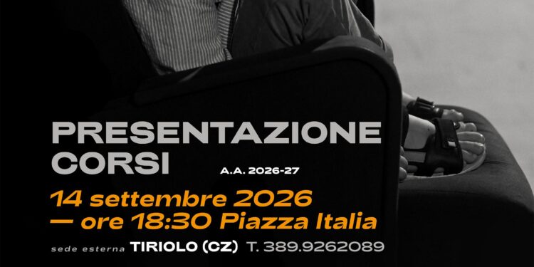 Tiriolo, ripartono i corsi di Edizione Straordinaria – Scuola di Teatro Enzo Corea: il 14 settembre la presentazione