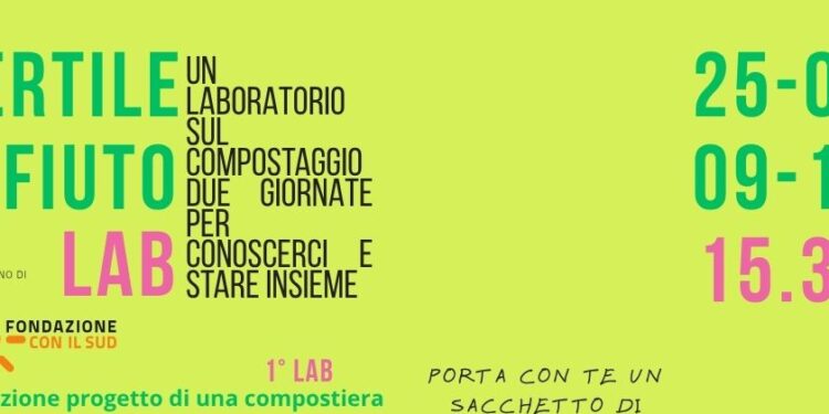 “Fertile Rifiuto” a Catanzaro, due laboratori per imparare a trasformare gli scarti organici in una risorsa