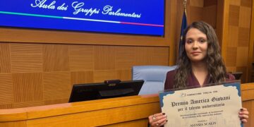Petronà, Alessia Scalzi premiata alla Camera dei Deputati